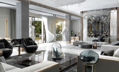 Pločice sa dizajnom mermera bele boje