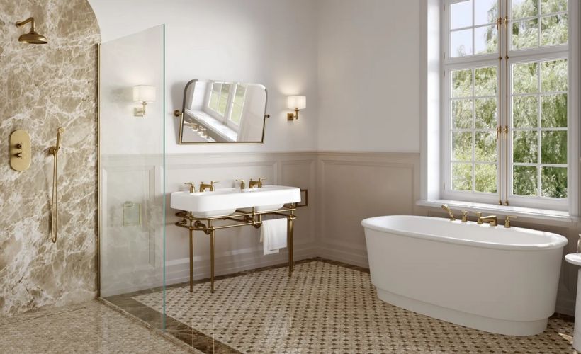 Sanitarija za kupatilo bele boje kao inspiracija za uređenje prostora